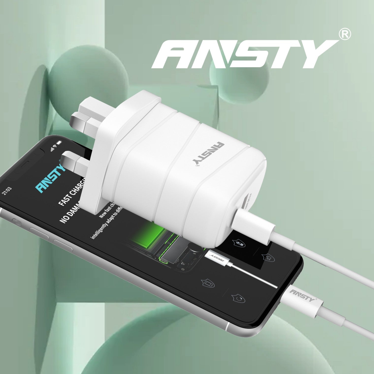 38W Fast Charging Adapter QK-09