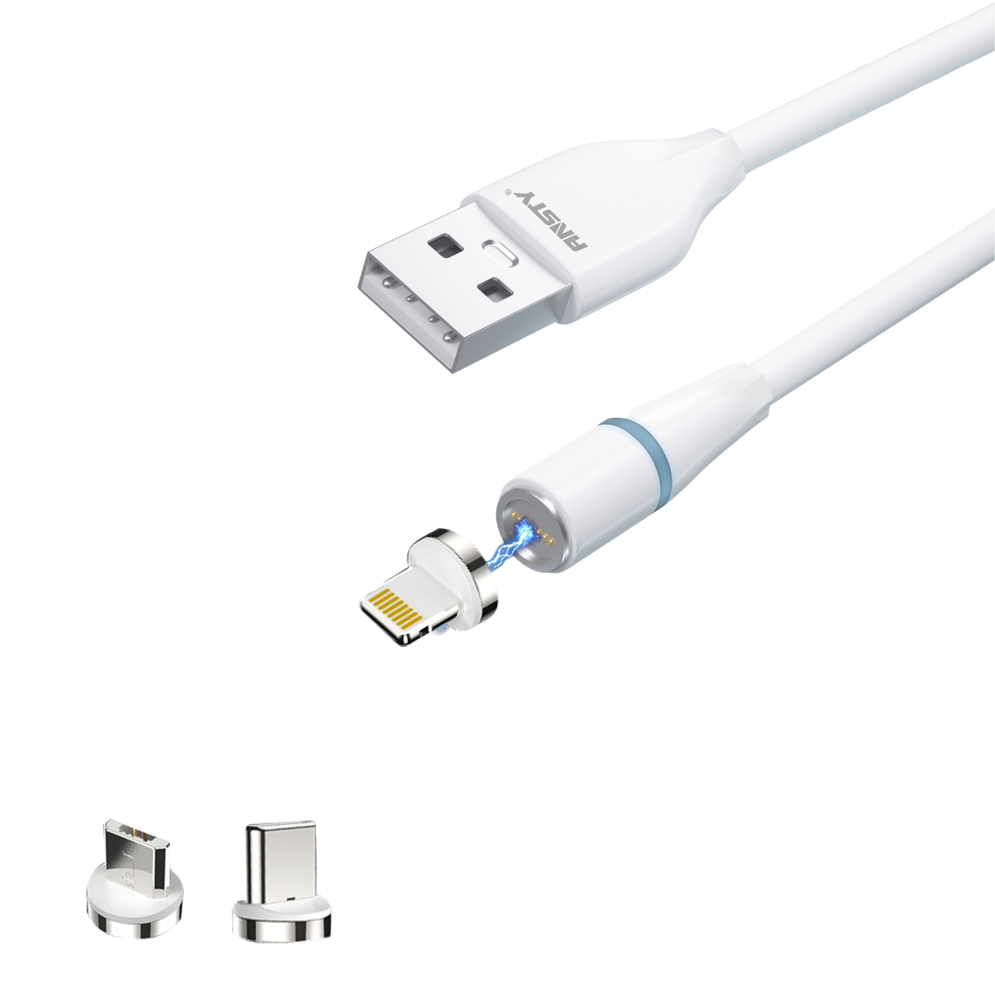 360° Magnetic Fast Charging + Data Transmission Cable S-009