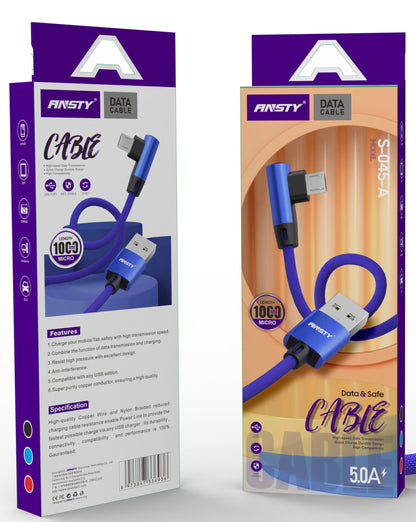 5.0A Micro USB Data Cable S-045-A