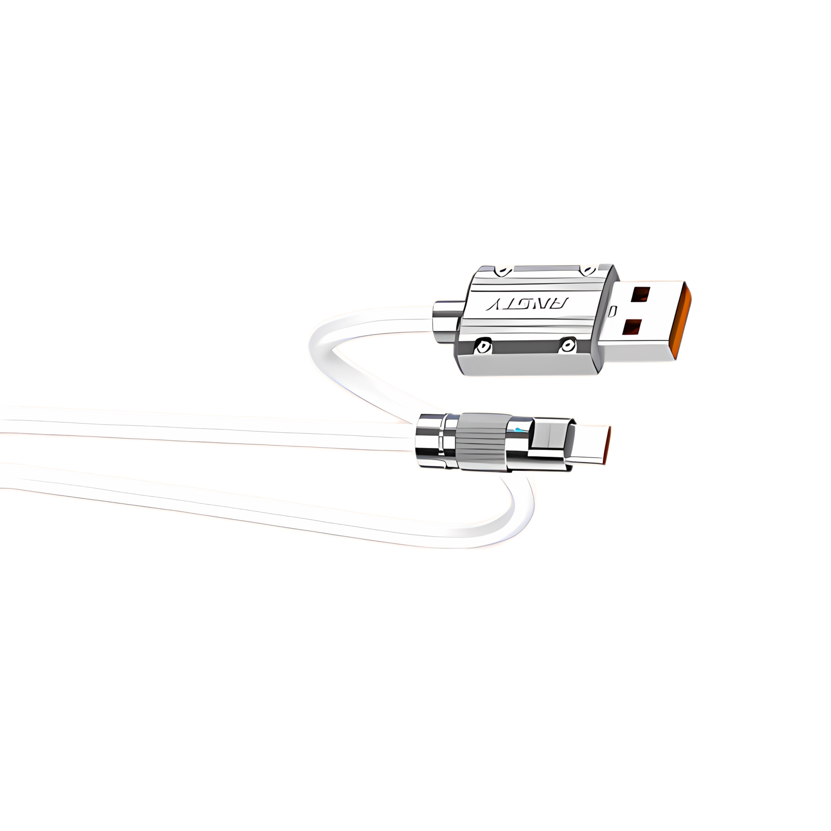 100W Type-C Fireproof Silicone Data Cable S-050-T