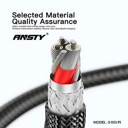 27W Fast Charging LED Type-C to Lightning Cable S-053-PI