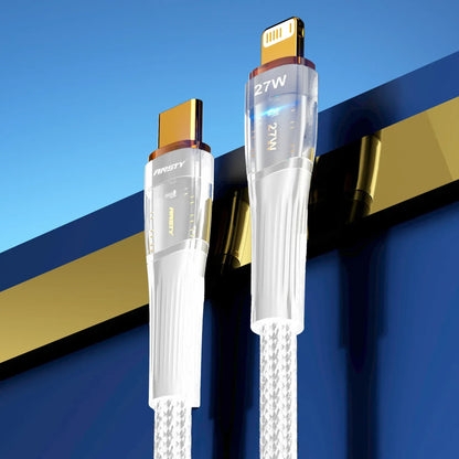 27W Fast Charging LED Type-C to Lightning Cable S-053-PI