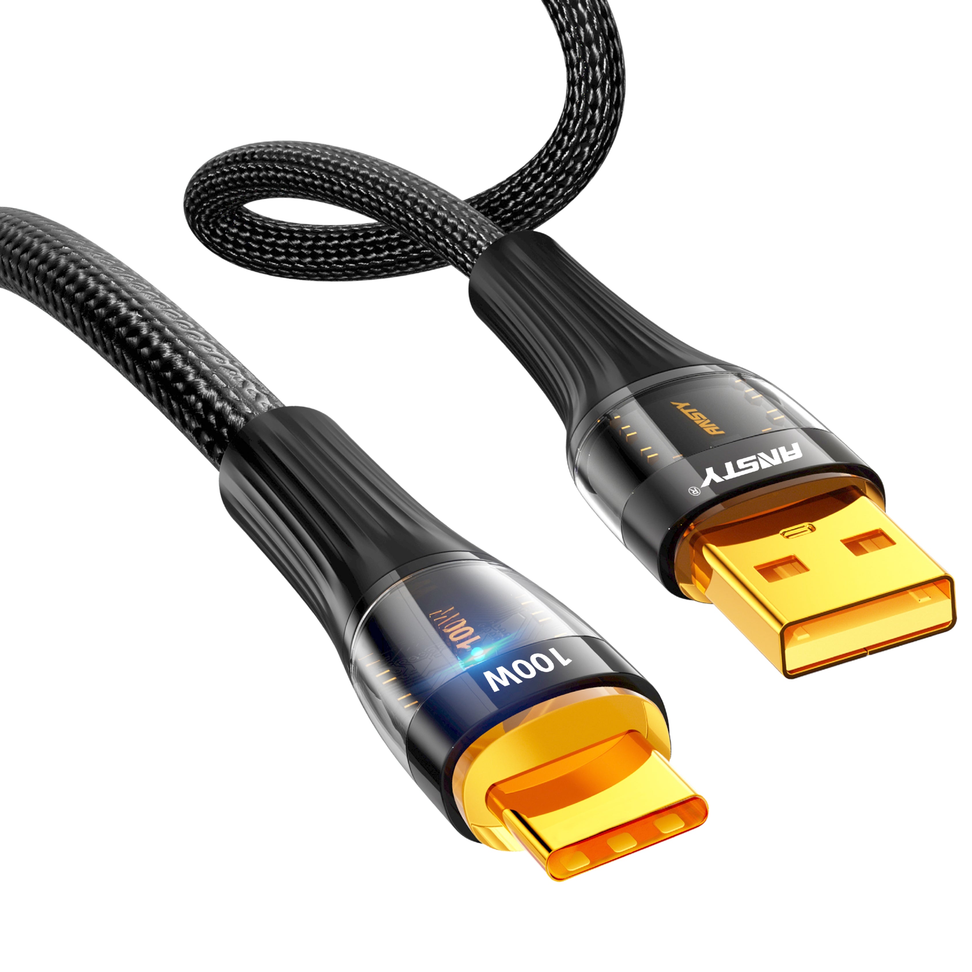 12W Type-C LED Super Fast Cable S-053-T