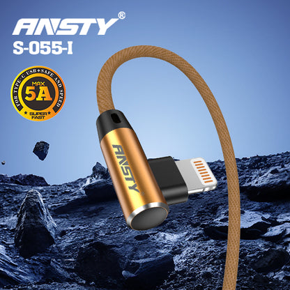 5A Double Lightning Cable 90° Angle S-055-I