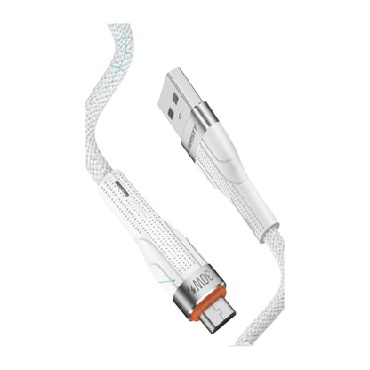 Nylon Braided 30W Micro Super Fast Charging Cable S-057-A