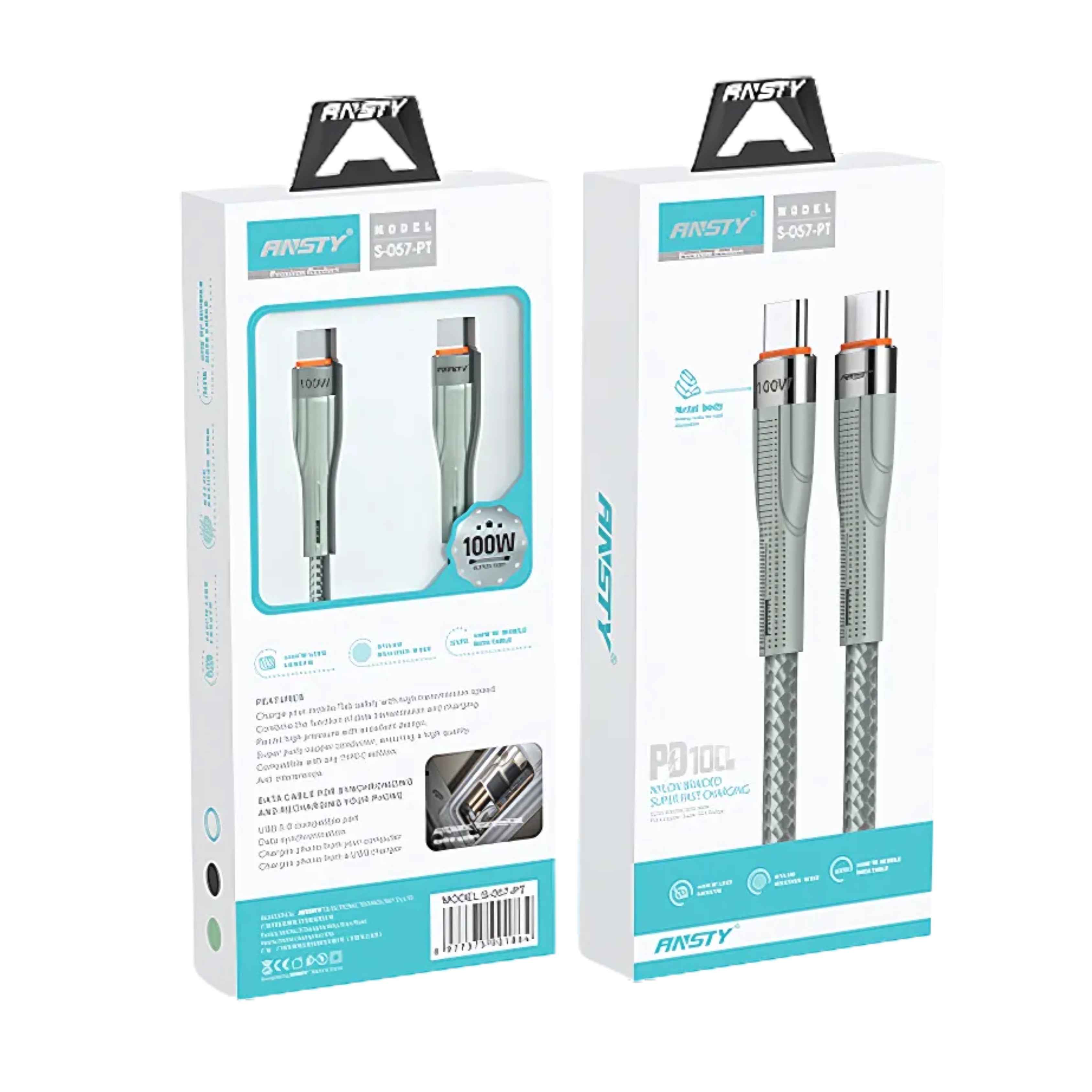 PD 100W TC to TC Charging Cable S-057-PT