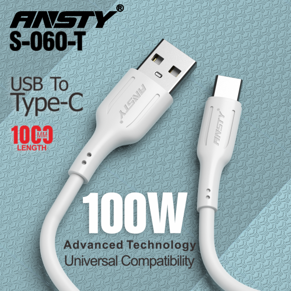 1000W Silicone Cable (USB to Type-C) S-060-T