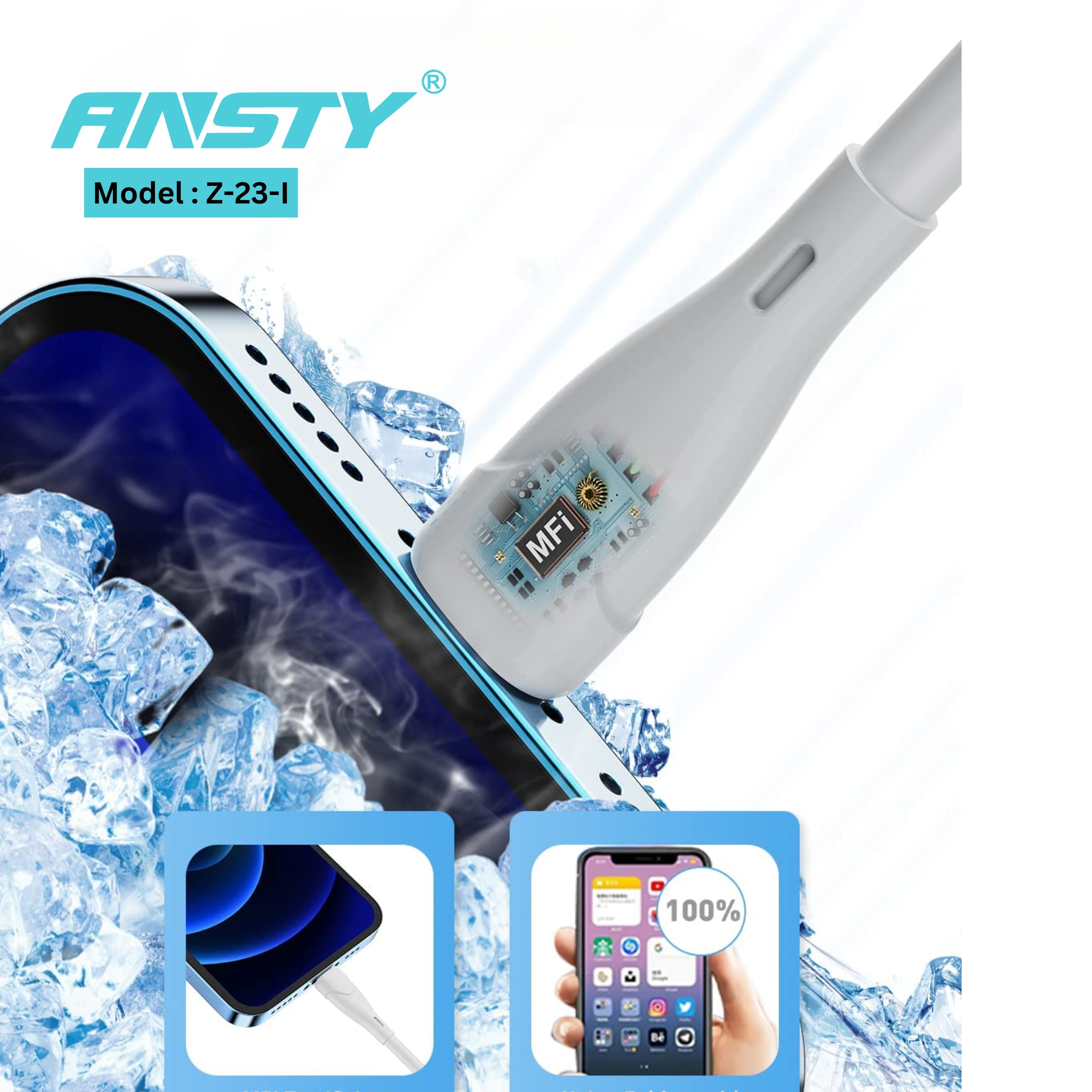 Lightning Charge & Sync Cable Z-023-I