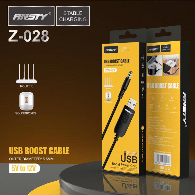 Universal 5–12V Power Adapter Cable Z-028