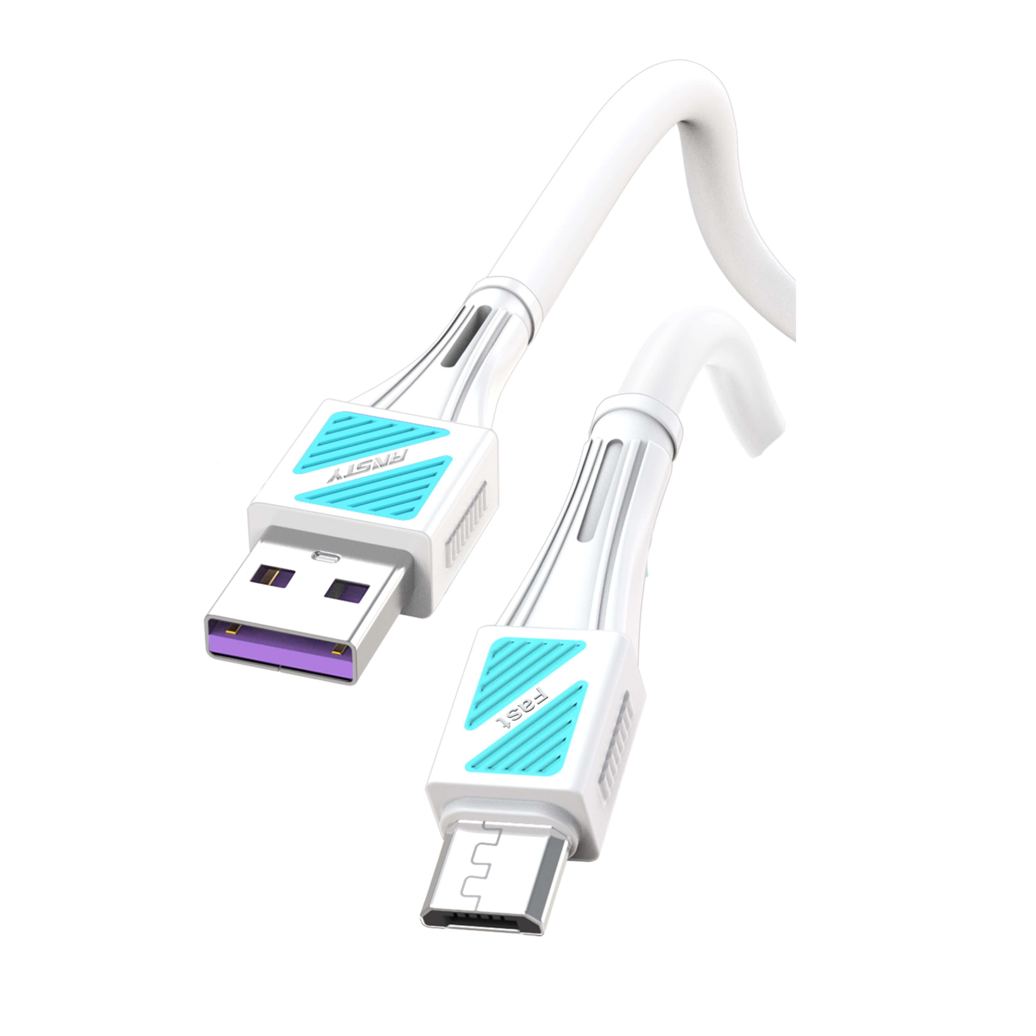 5A Fireproof Silicone Micro USB Cable  Z-035-A