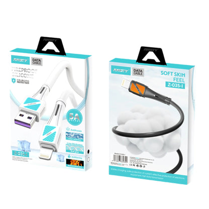 5A Fireproof Silicone Lightning Cable Z-035-I