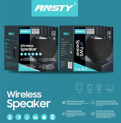 Bass Sound Portable Mini Wireless Speaker HF-003